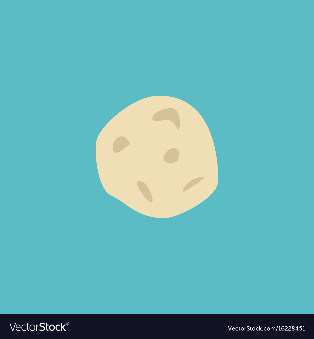 Flat icon asteroid element