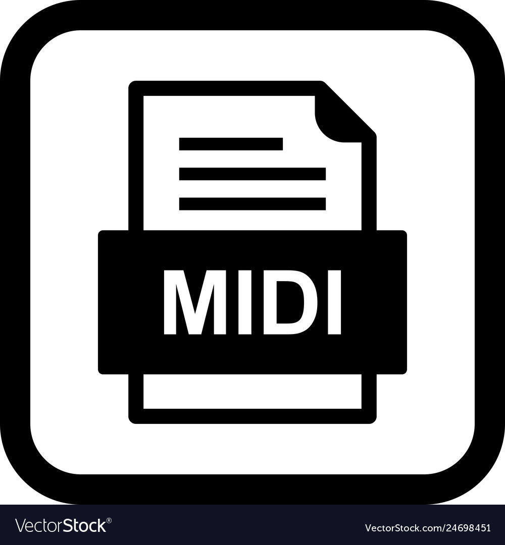 Midi file document icon