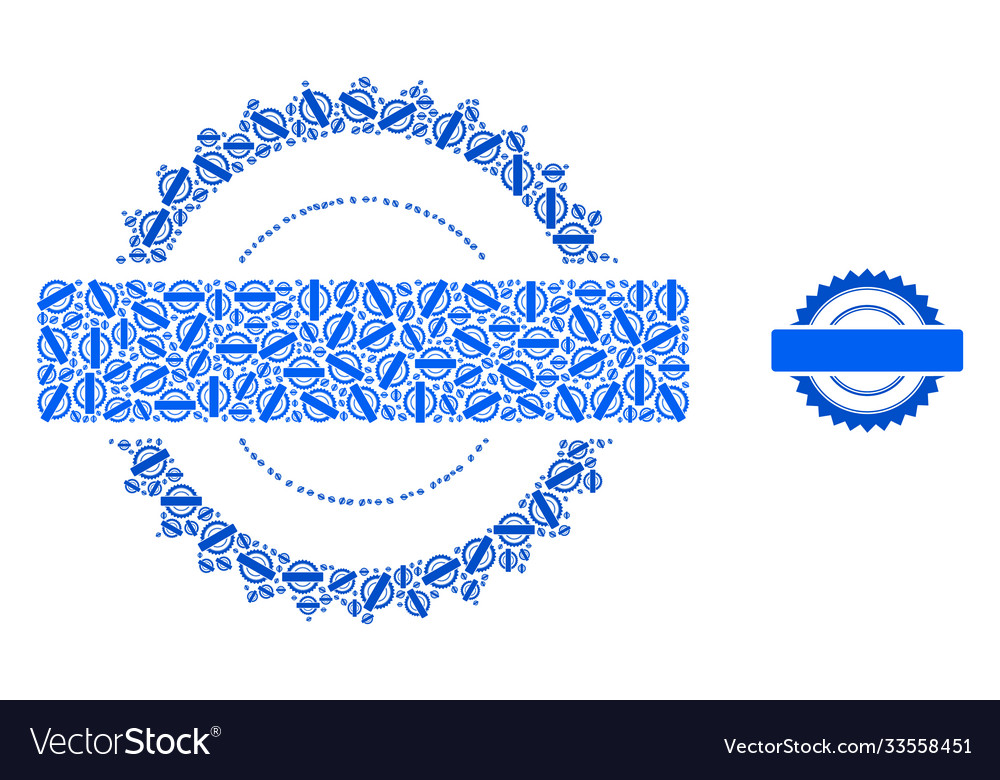 Seal stamp template recursive composition self