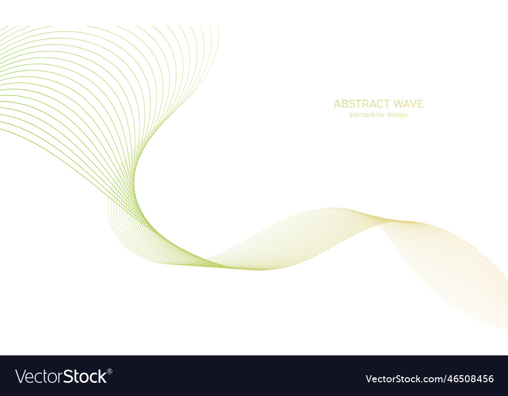 Abstract colorful wave element for design digital Vector Image Abstract colorful wave element for design digital