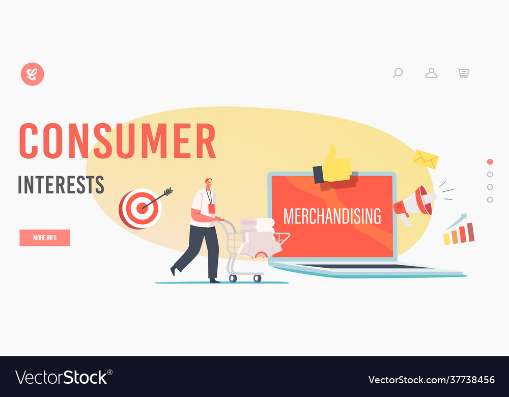 Consumer interests landing page template tiny