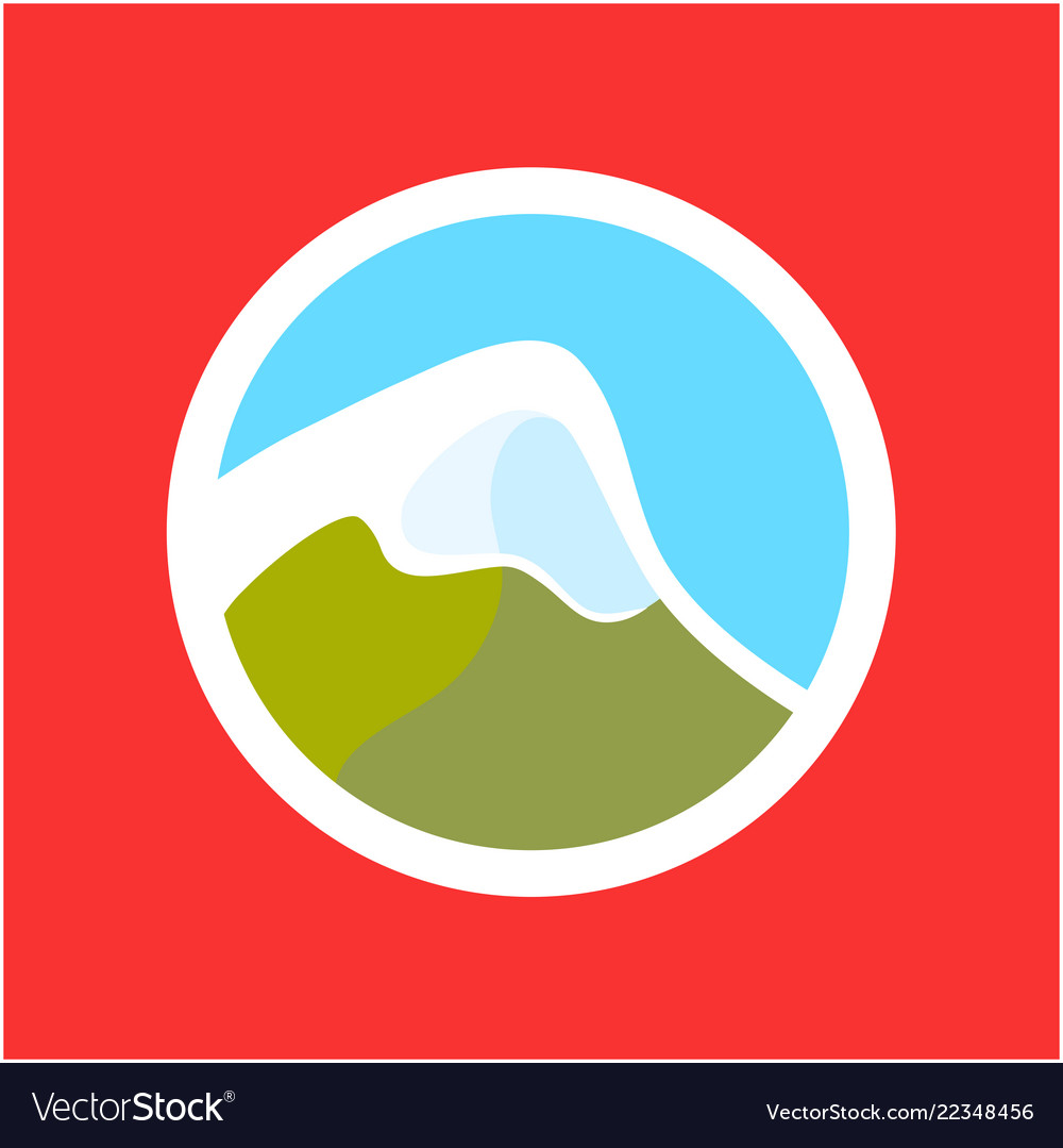 Logo With Swiss Alps Royalty Free Vector Image Logo With Swiss Alps Royalty Free Vector Image