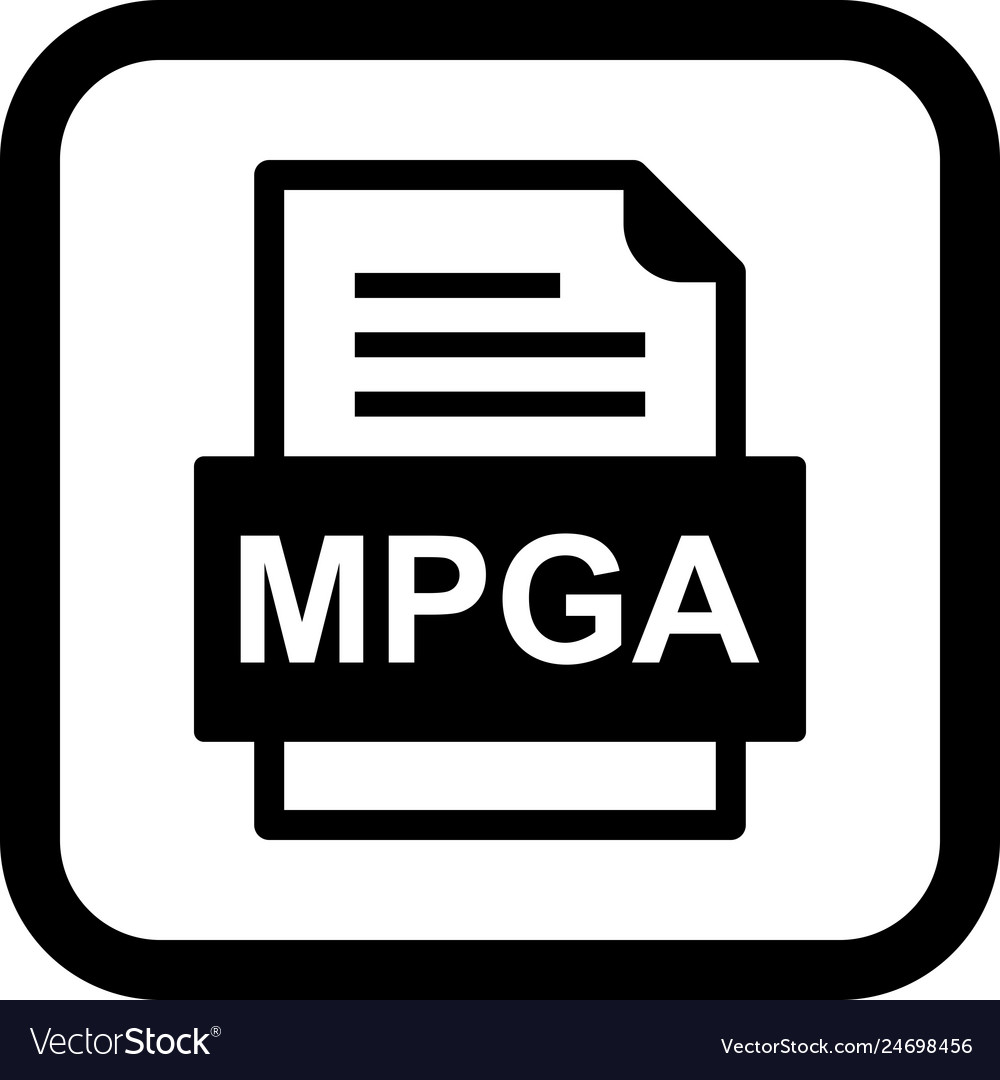 Mpga file document icon