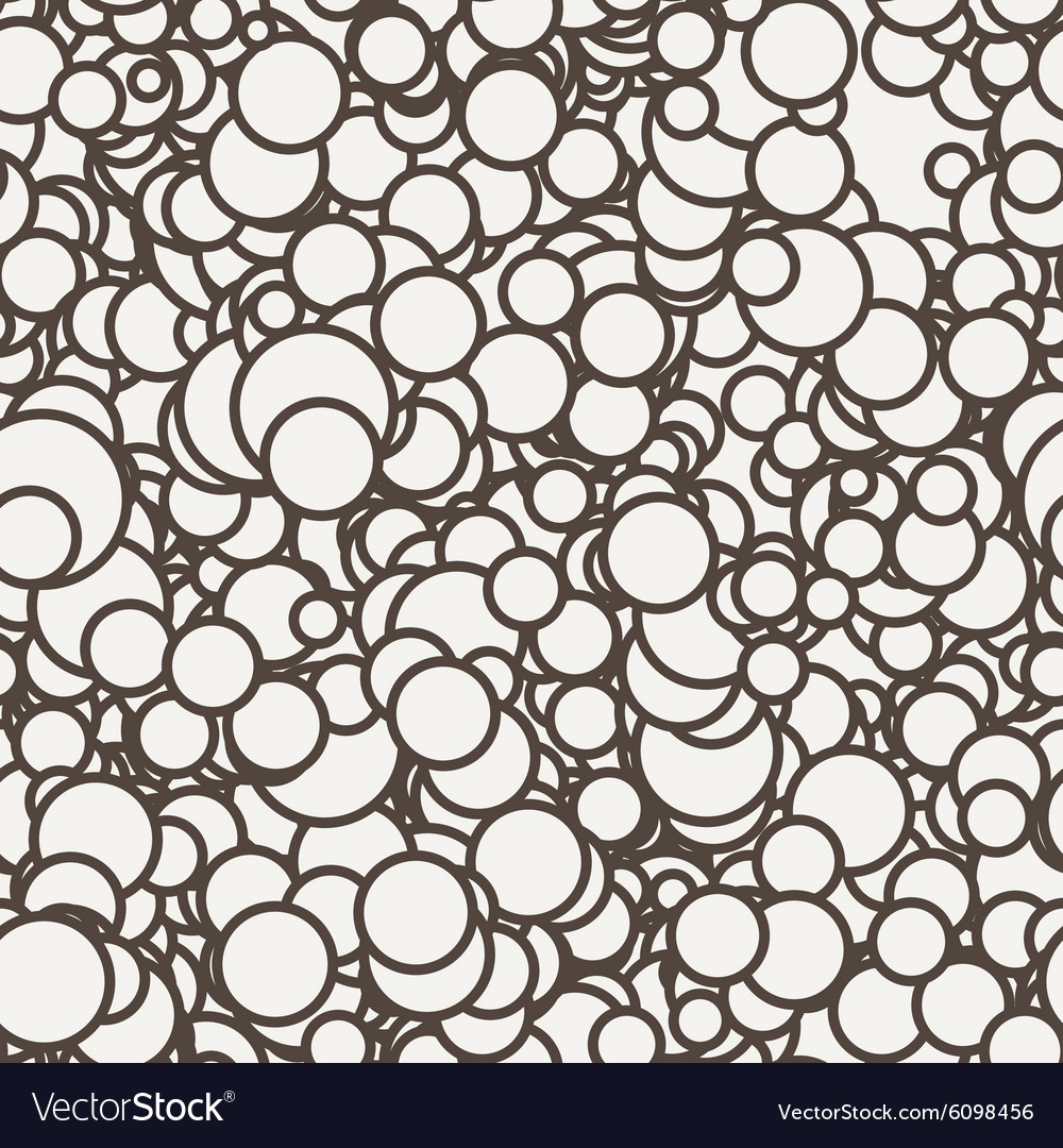 Seamless pattern of contour circles