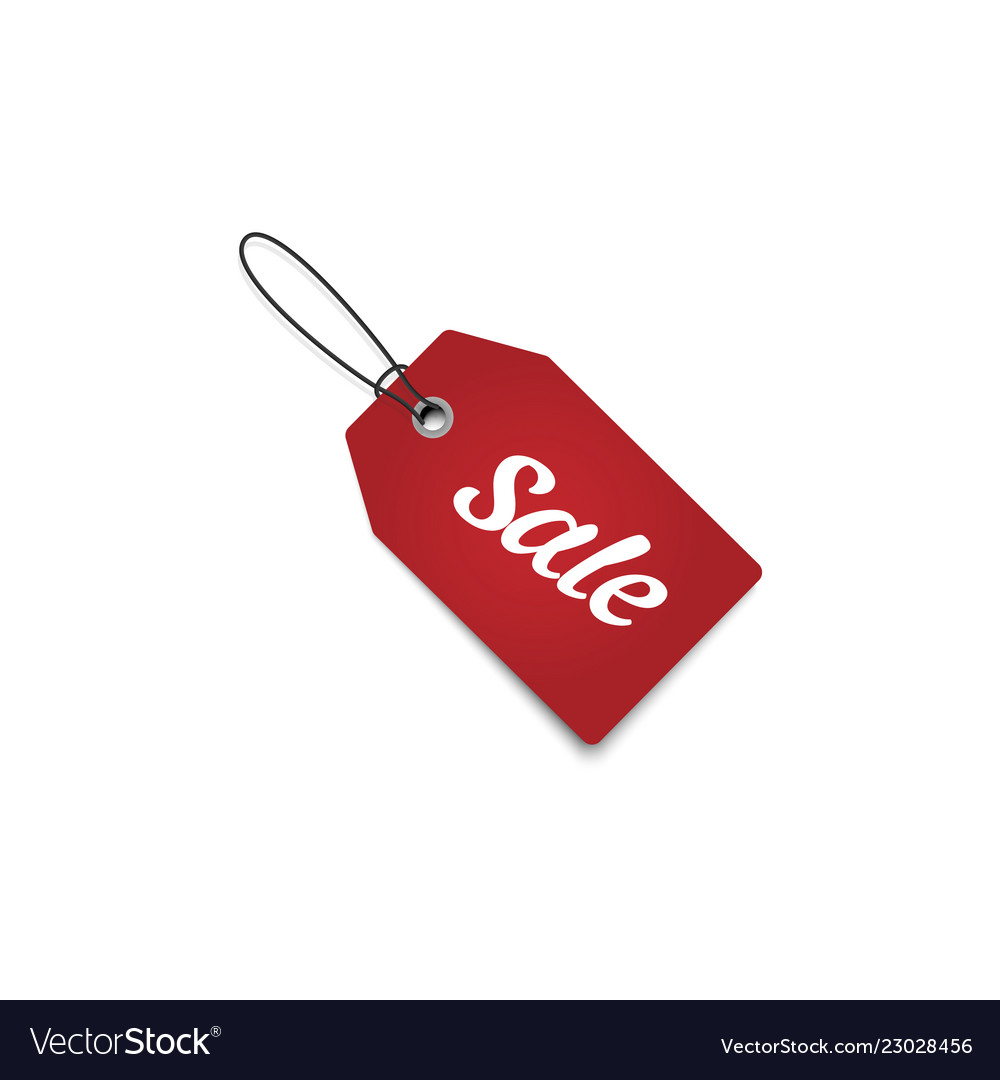 Tag label sale Royalty Free Vector Image - VectorStock