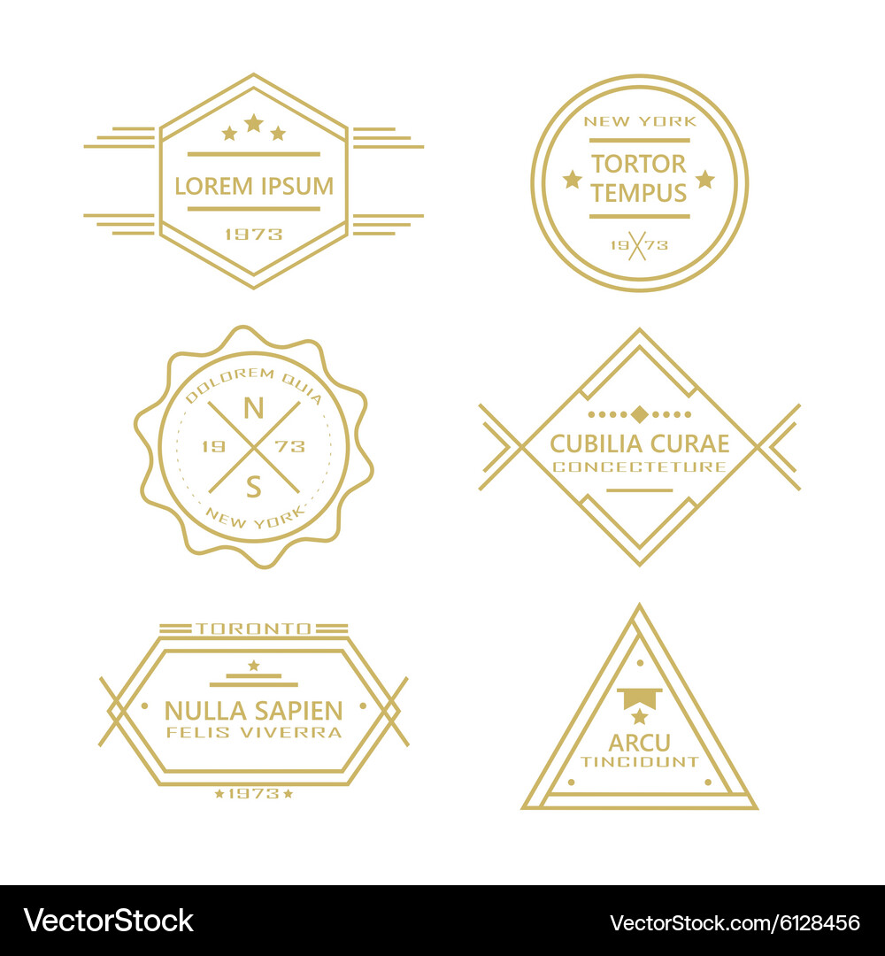 Vintage design elements Royalty Free Vector Image
