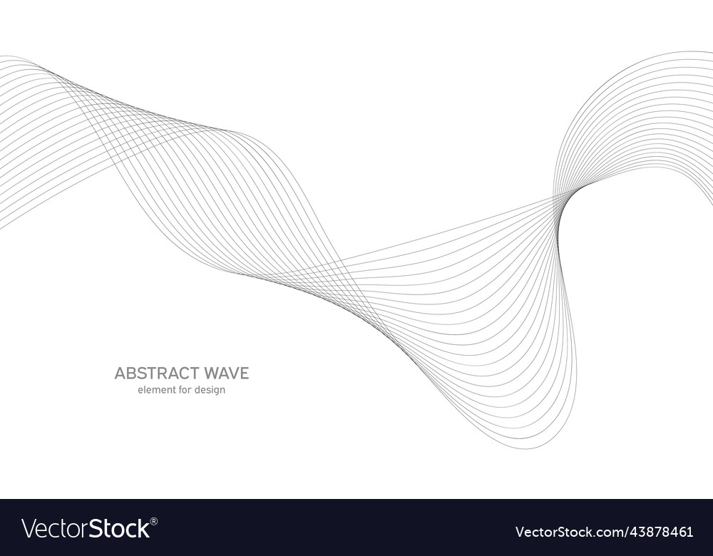 Abstract wave element for design digital vector image Abstract wave element for design digital
