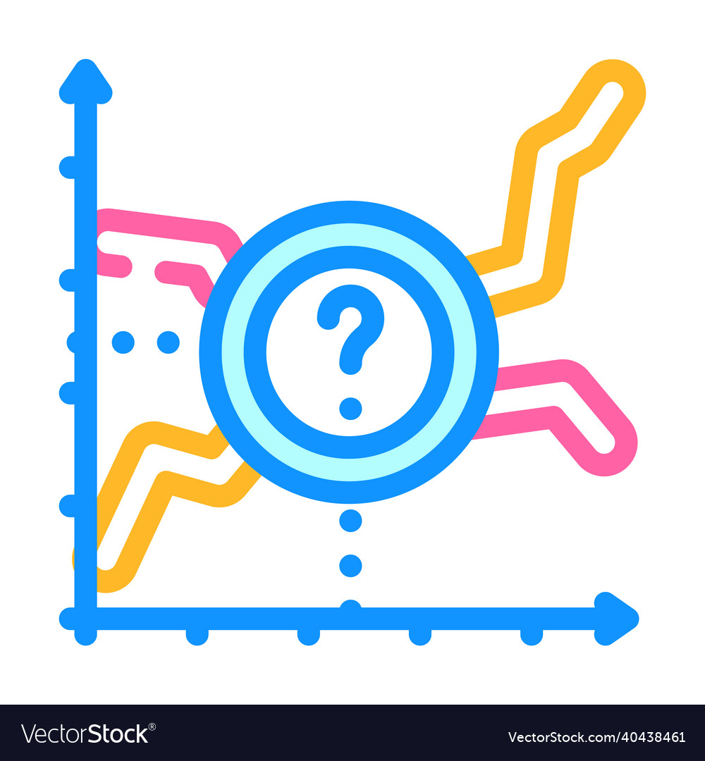 Analyze data science color icon