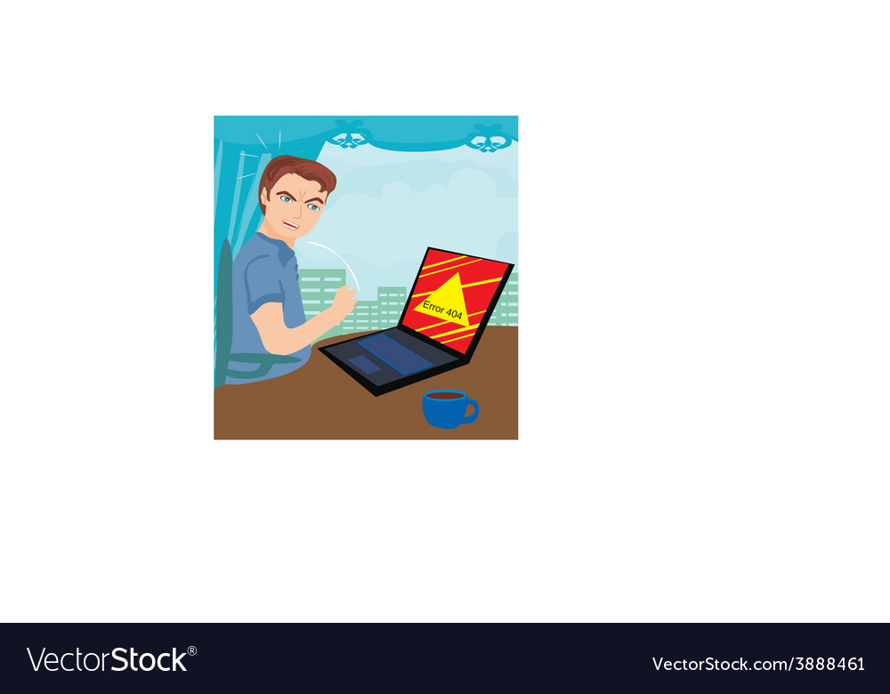 Error 404 - computer bug at work