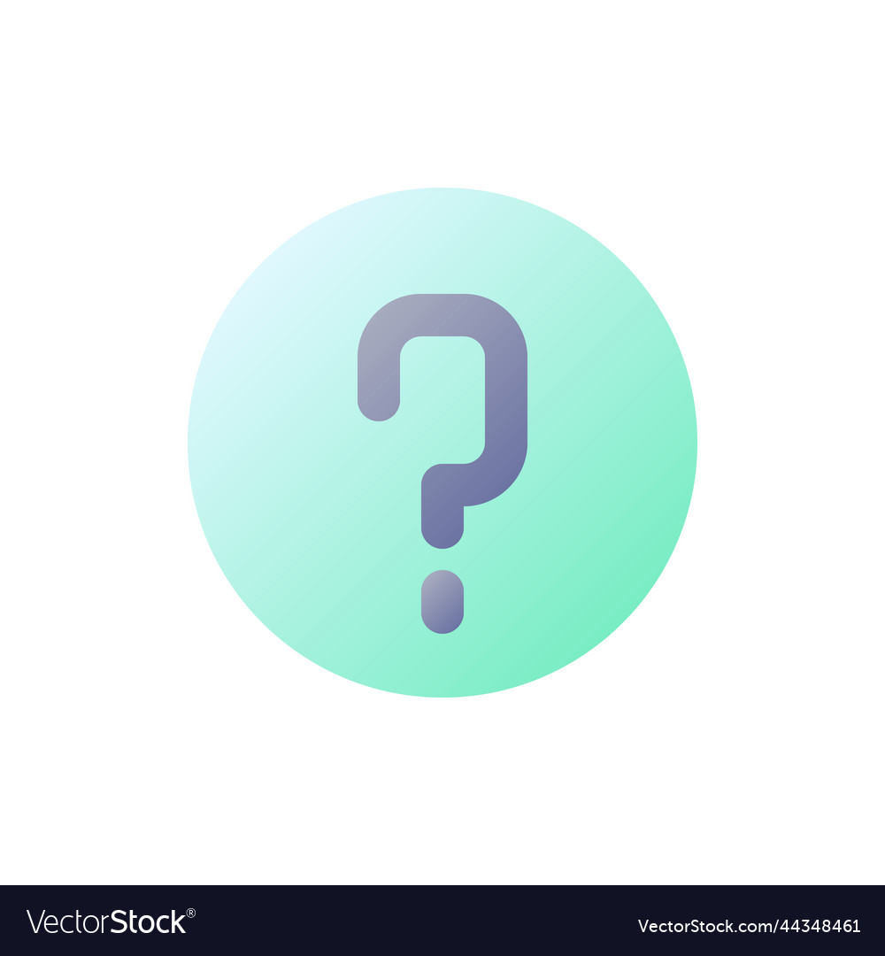 Faq pixel perfect flat gradient color ui icon vector image Faq pixel perfect flat gradient color ui icon