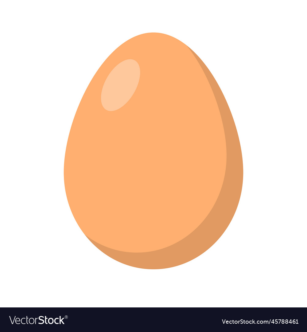 Glossy brown egg icon