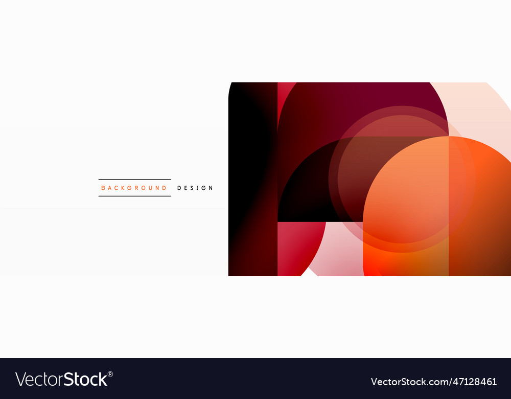 Round triangle shapes lines and circles geometric vector image Round triangle shapes lines and circles geometric