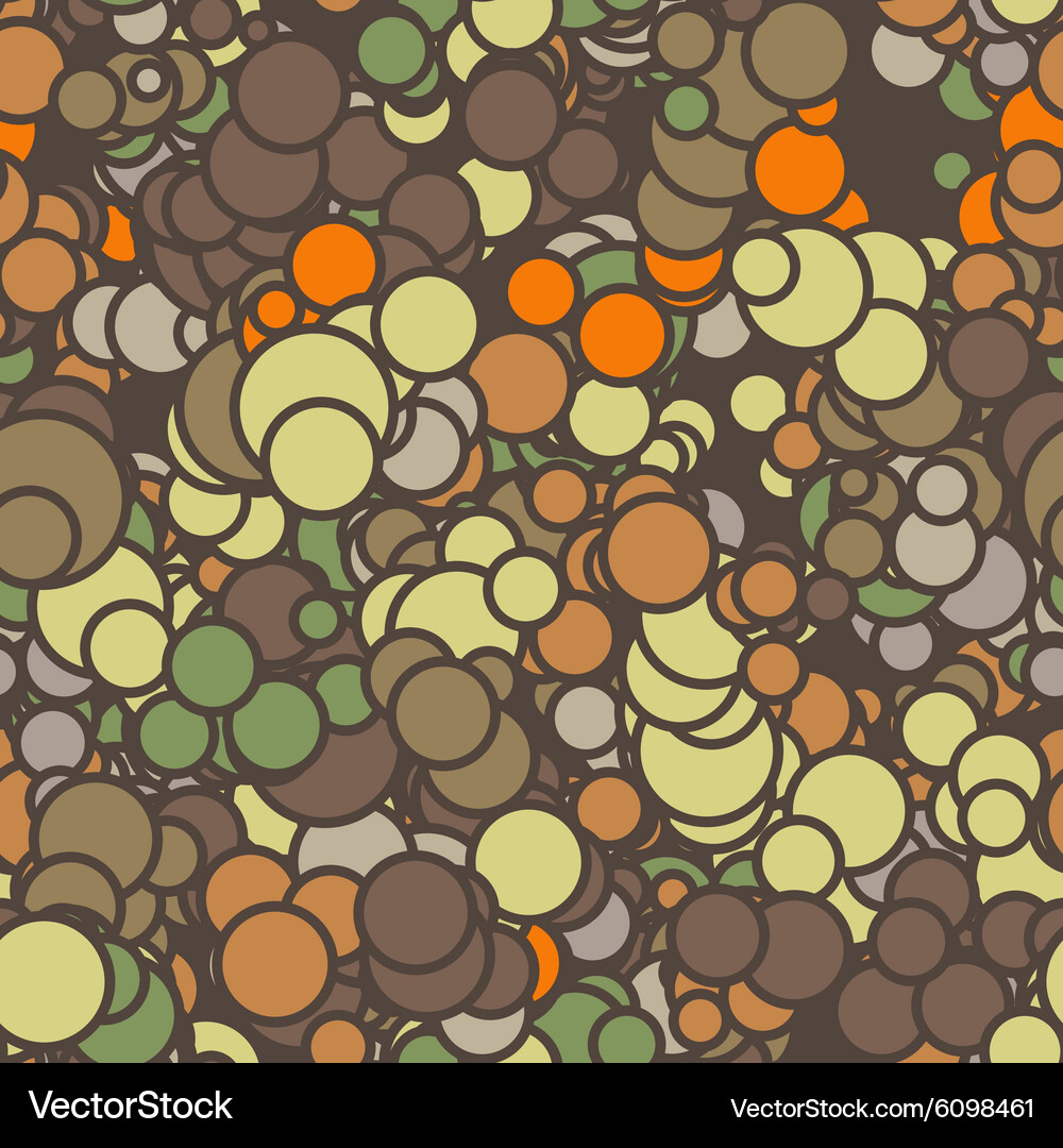 Seamless pattern colored circles Royalty Free Vector Image