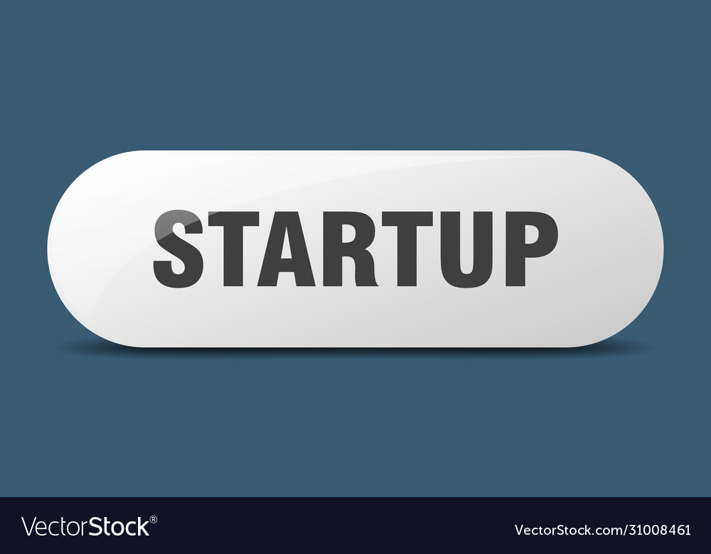 Startup button sign key push