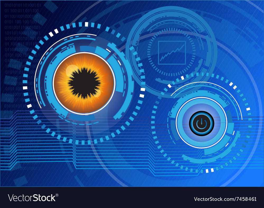 Tech Digital Hintergrund - Binary Code