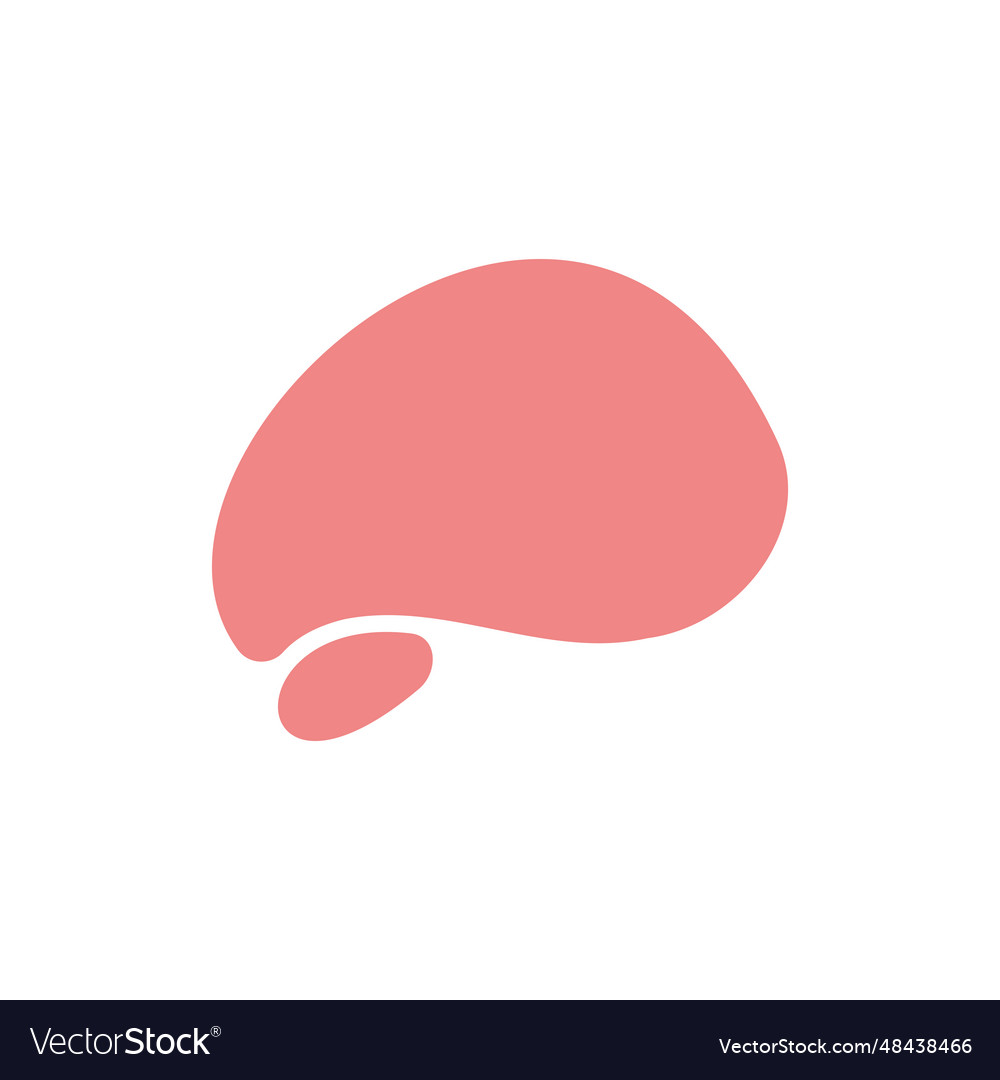 Blob organic shape for copy space abstract fluid