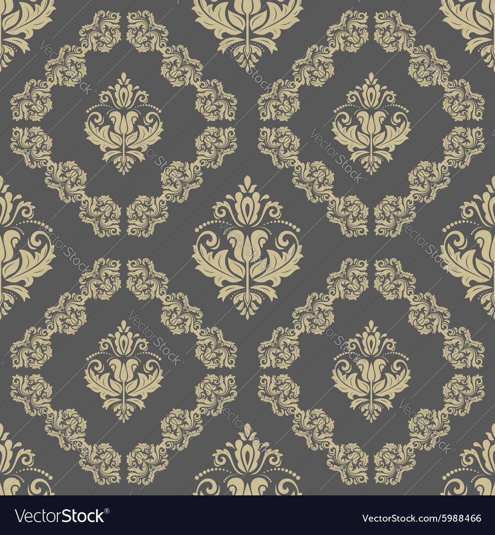 Damask seamless pattern