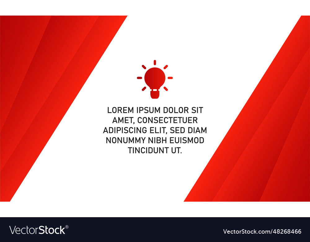 Geometric red background with curved lines