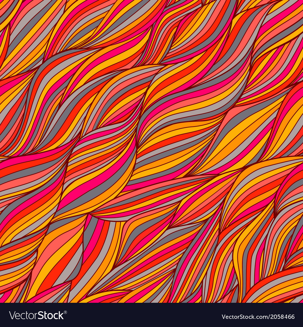 Seamless abstract hand-drawn pattern