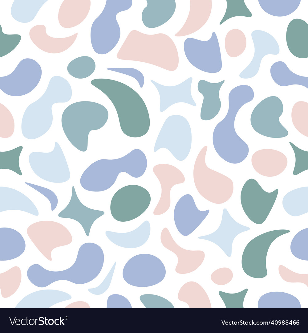 Seamless pattern depicting abstract shapes vector image Seamless pattern depicting abstract shapes