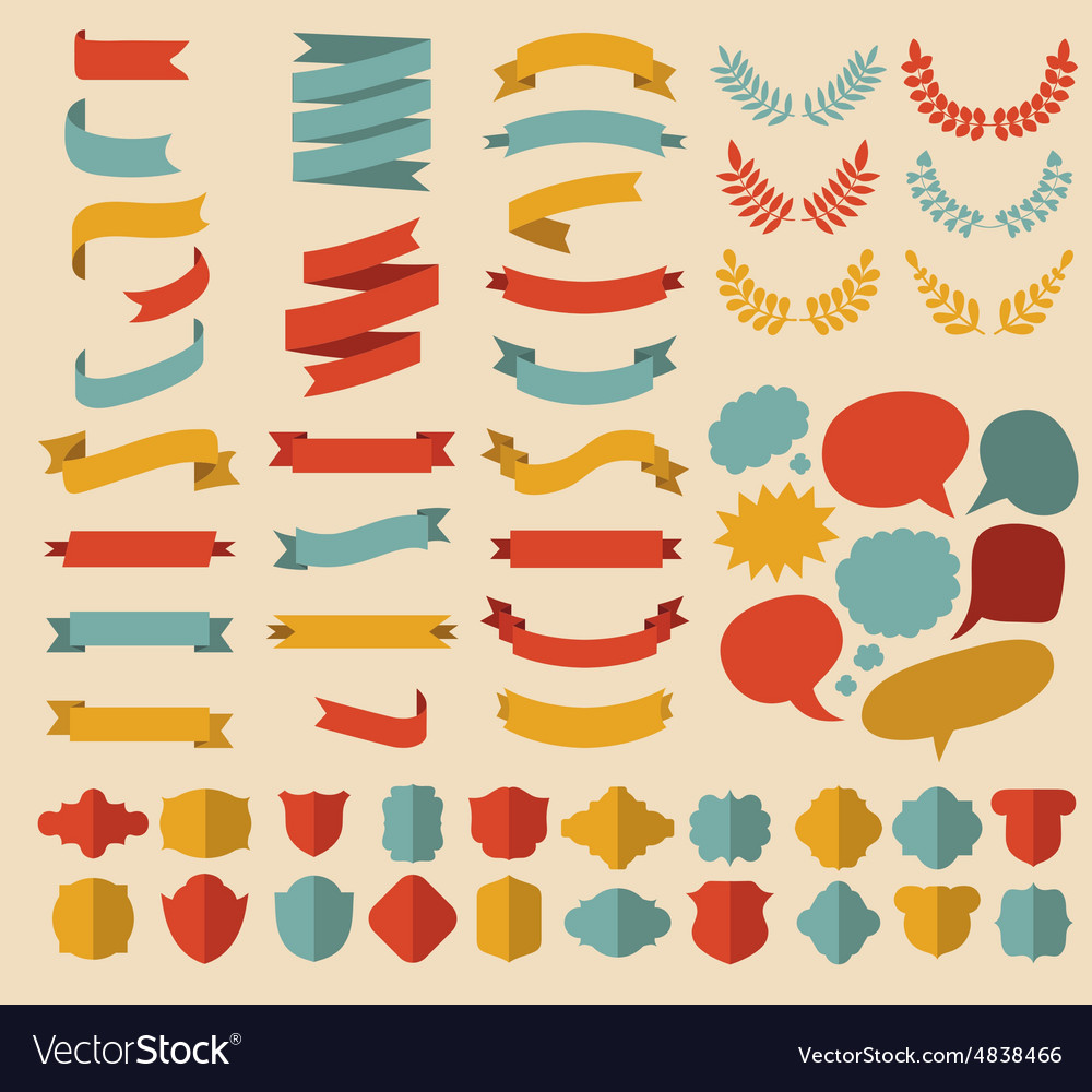 Vintage design elements Royalty Free Vector Image