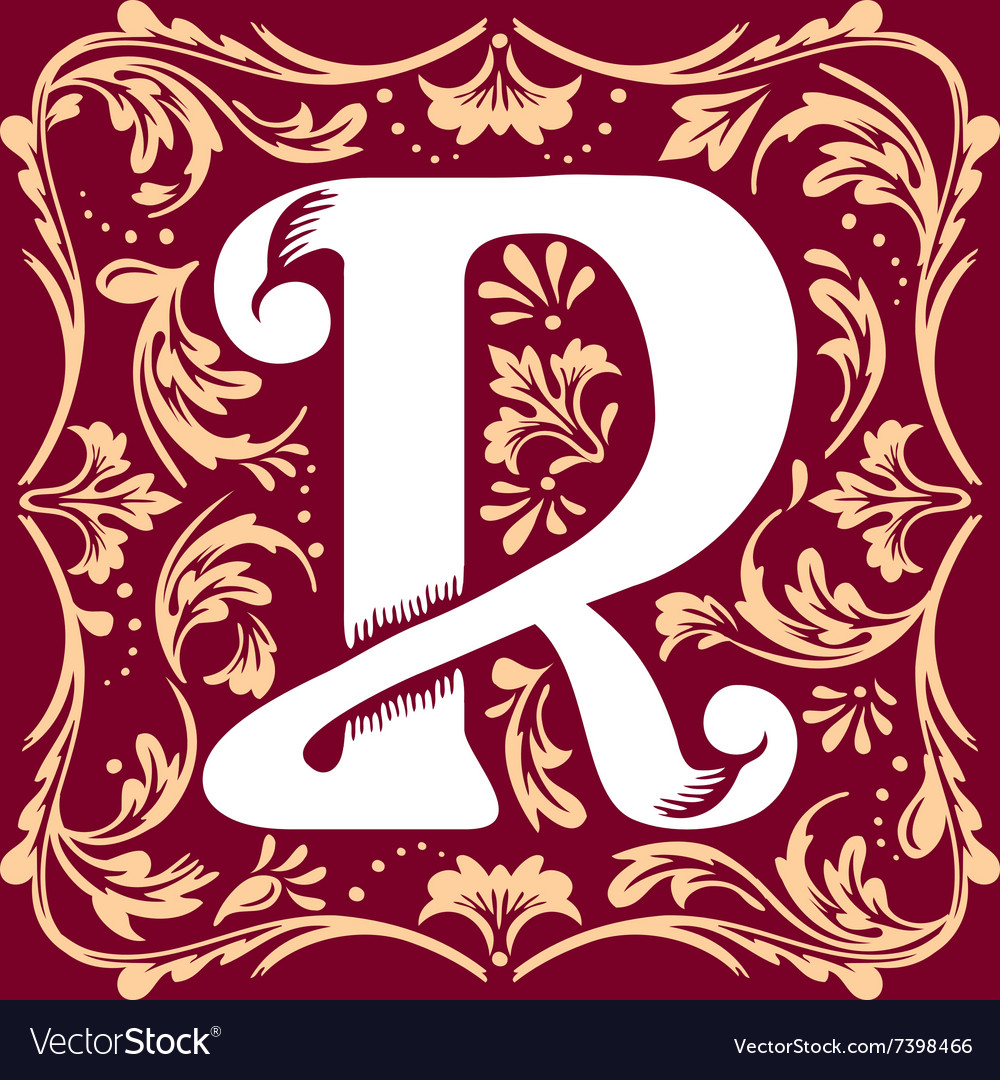 Vintage Letter R