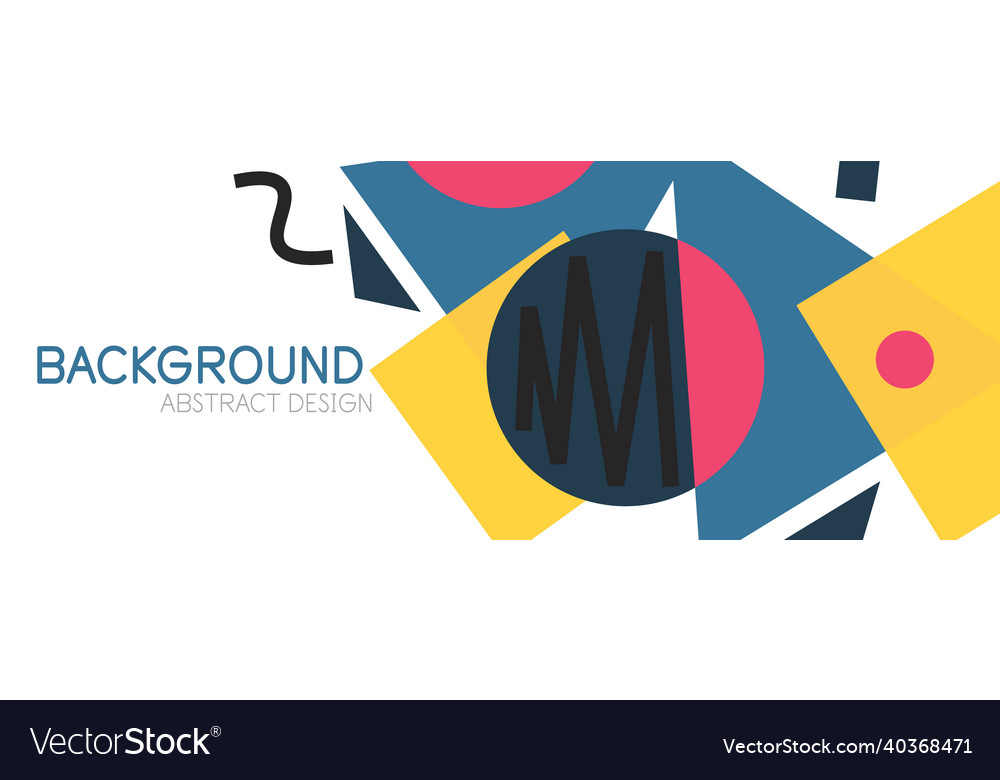Abstract background blocks lines triangles vector image Abstract background blocks lines triangles