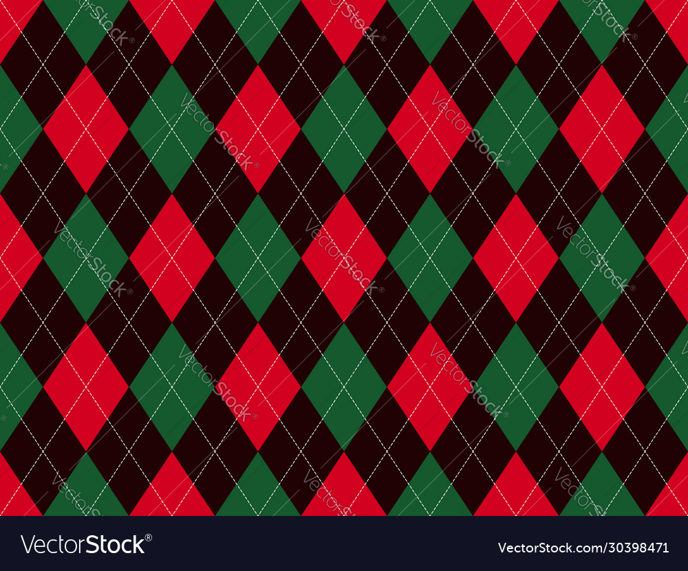 Argyle pattern seamless fabric texture background