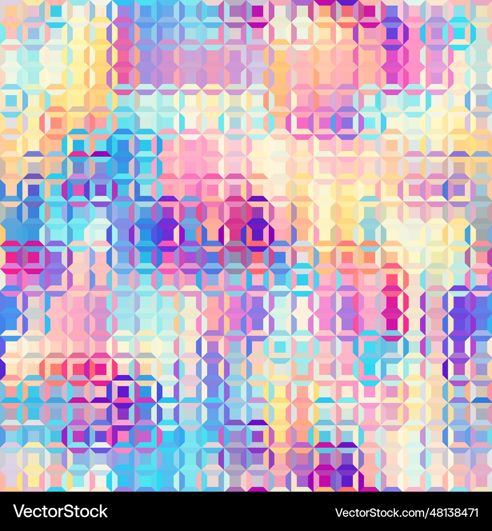 Geometric abstract pattern in low poly style Vector Image