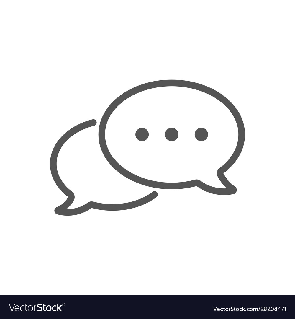 Image dialog in form two bubbles