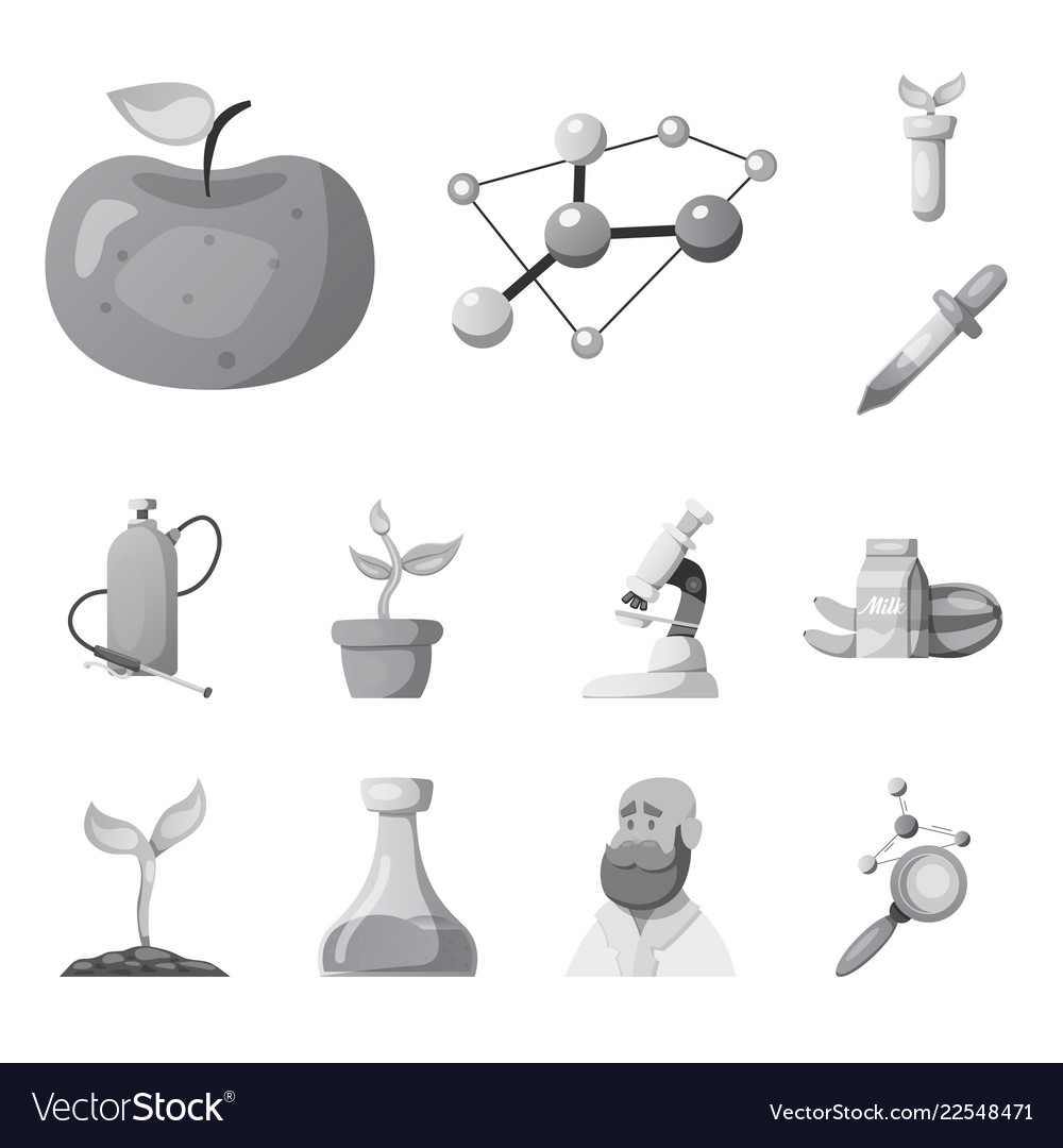 Isolated object of and sign collection
