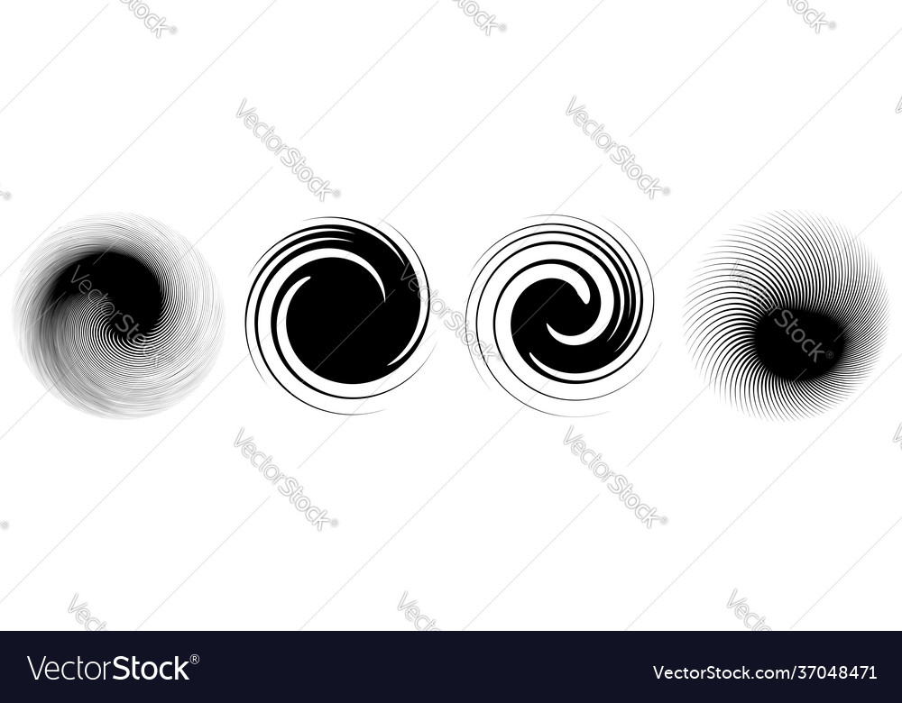 Swirl twirl spiral shape element motif