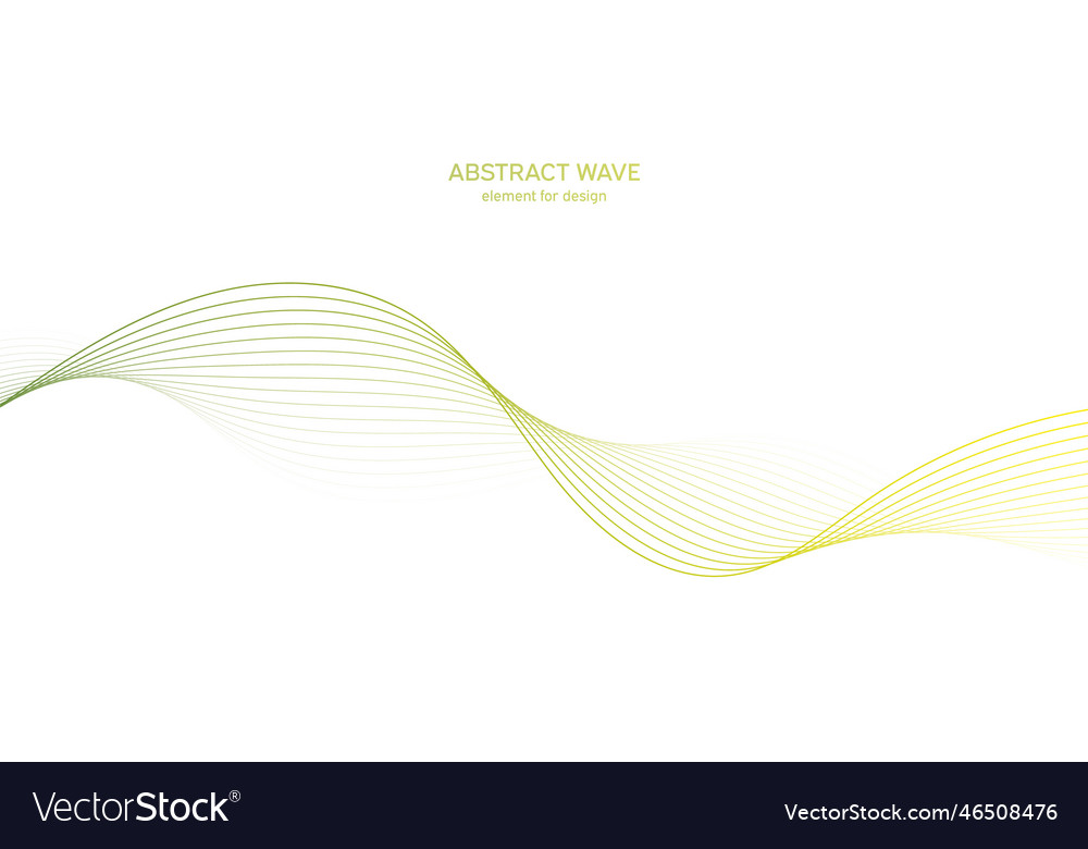 Abstract colorful wave element for design digital vector image Abstract colorful wave element for design digital