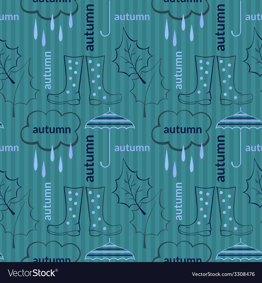Autumn seamless pattern