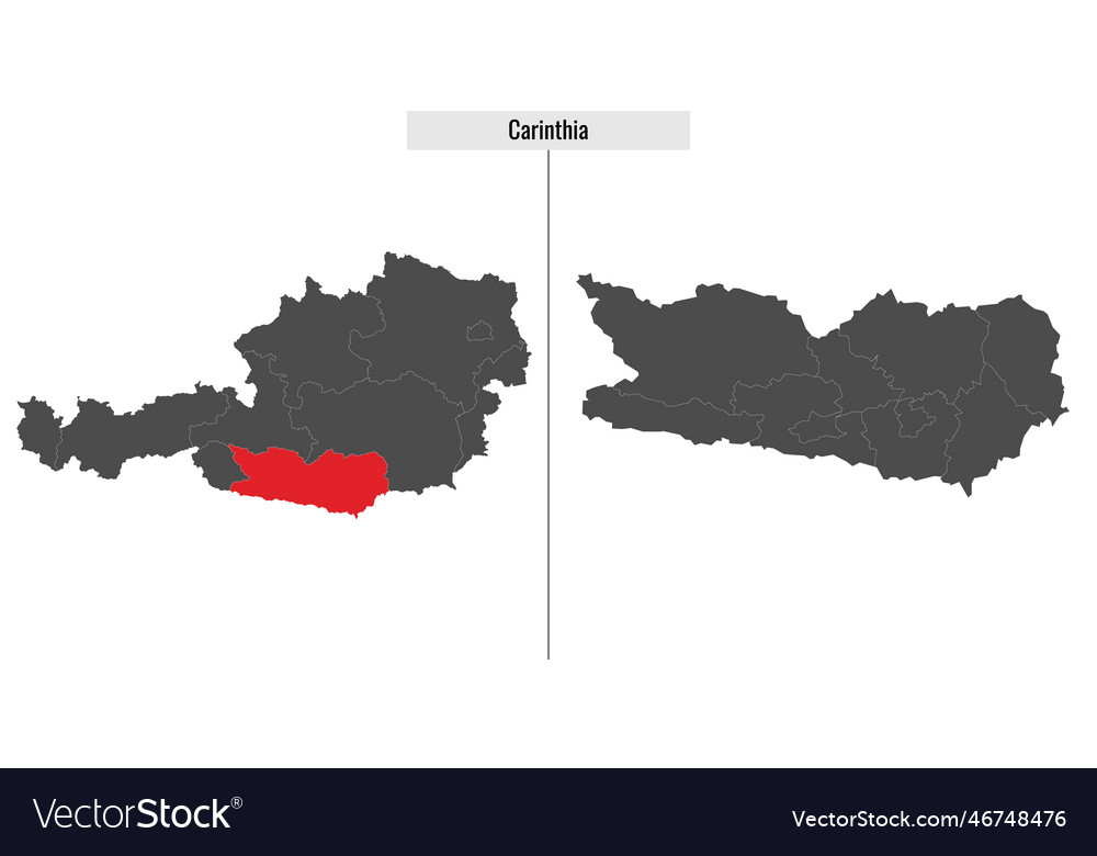 Carinthia Map of Austria