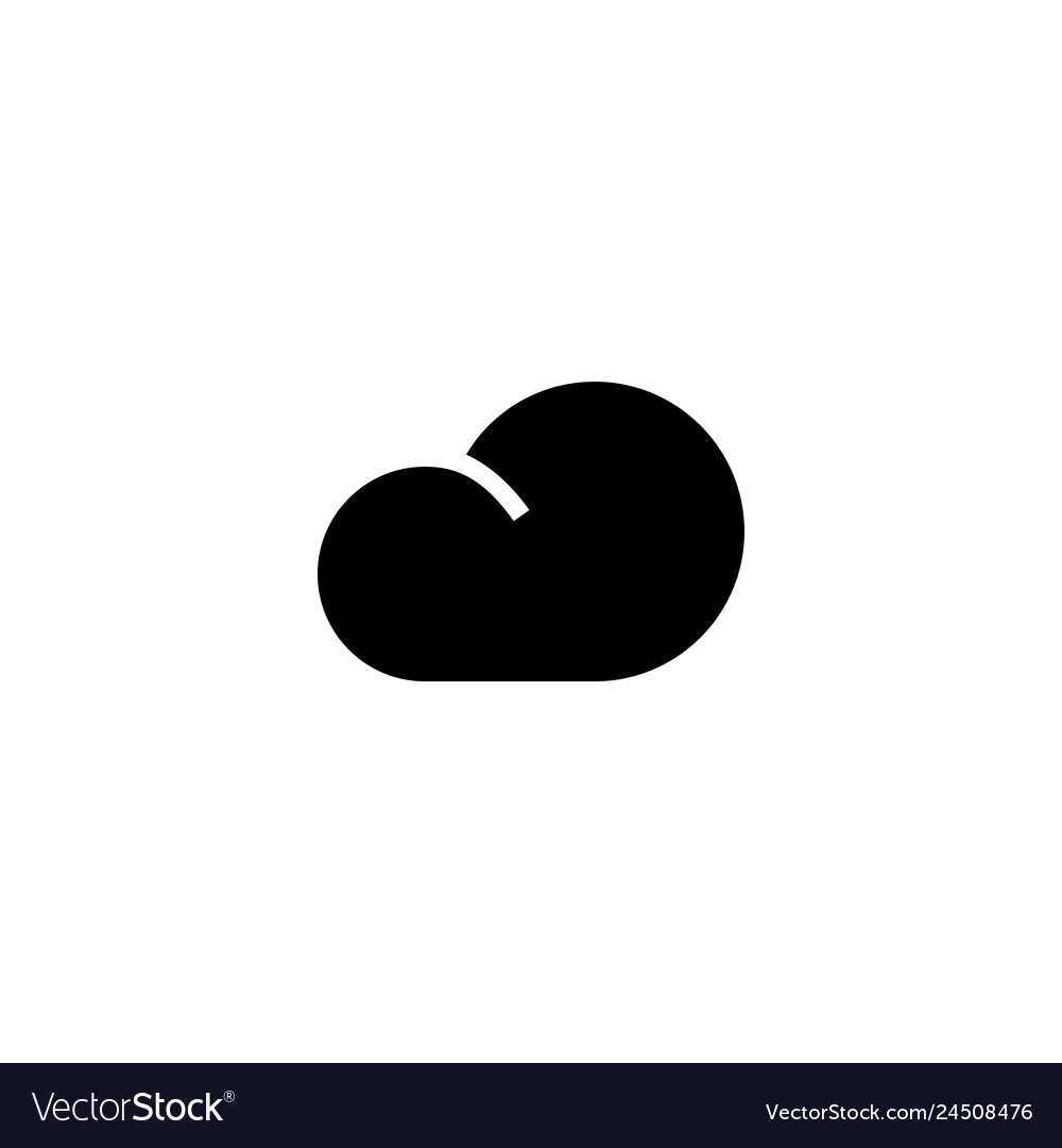 Cloud server icon hosting network sign