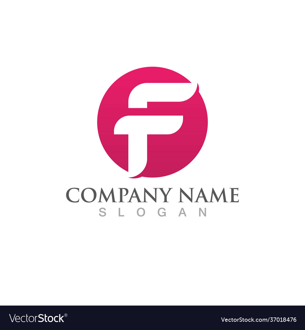 F logo icon Royalty Free Vector Image - VectorStock