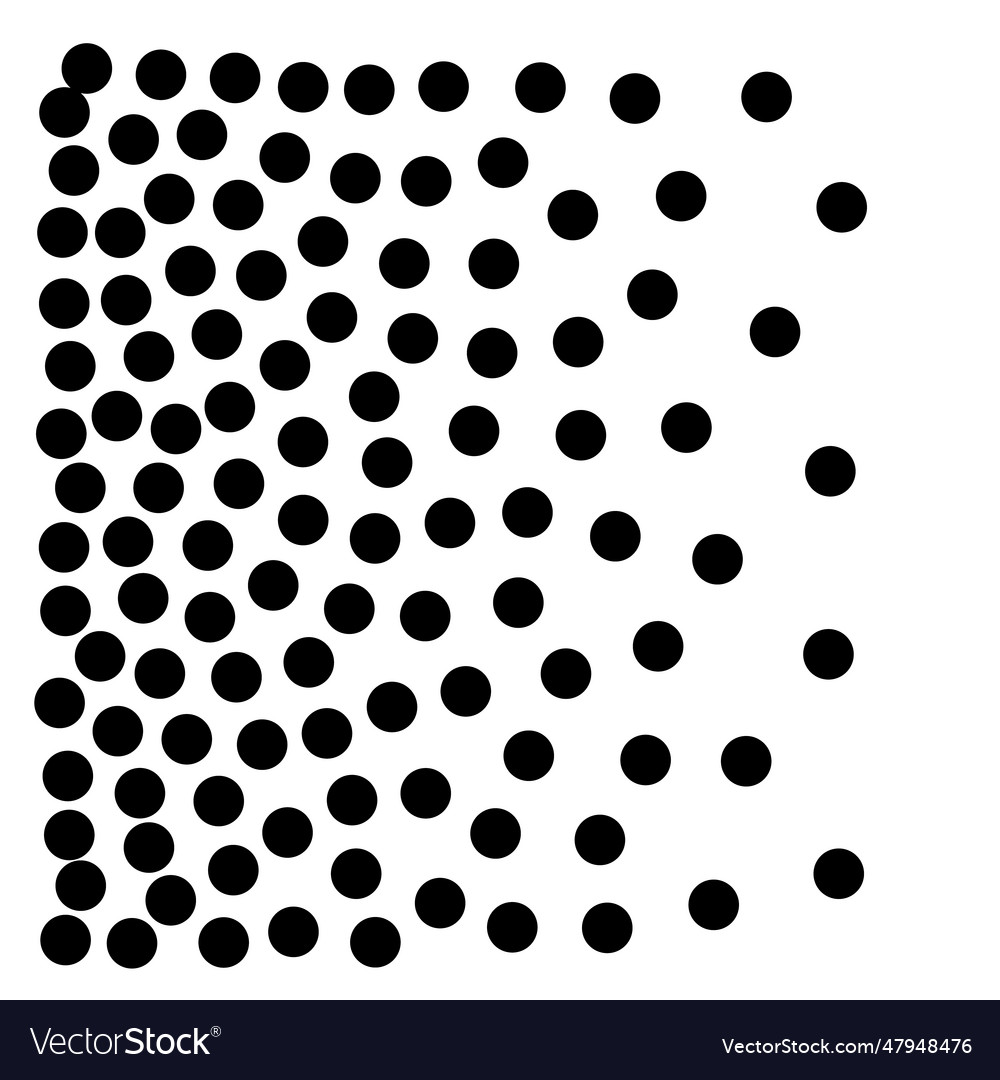 Gradient dot background half tone pattern dotted vector image Gradient dot background half tone pattern dotted