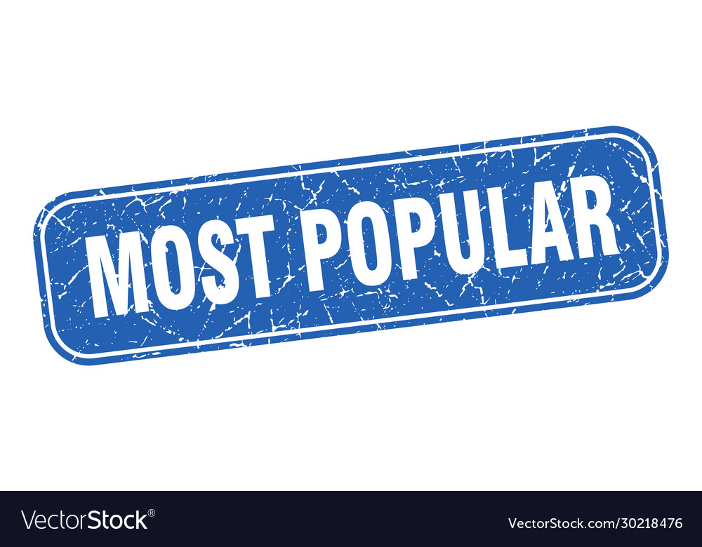 Most popular stamp square grungy