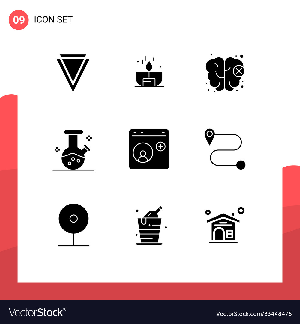 Set 9 solid glyphs on grid for help browser