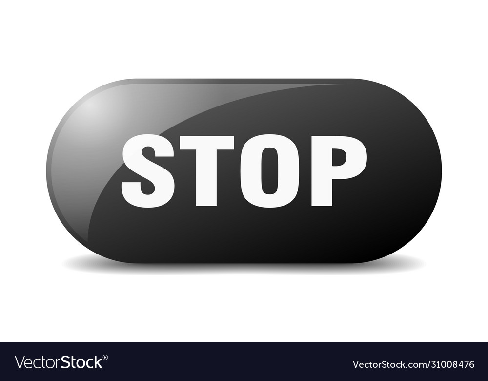 Stop button sign key push