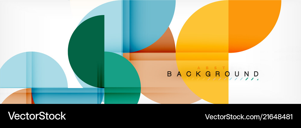 Circle abstract background geometric Royalty Free Vector