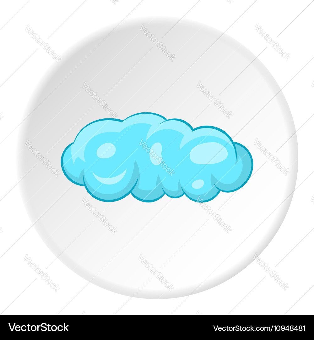 Cloud icon cartoon style Royalty Free Vector Image