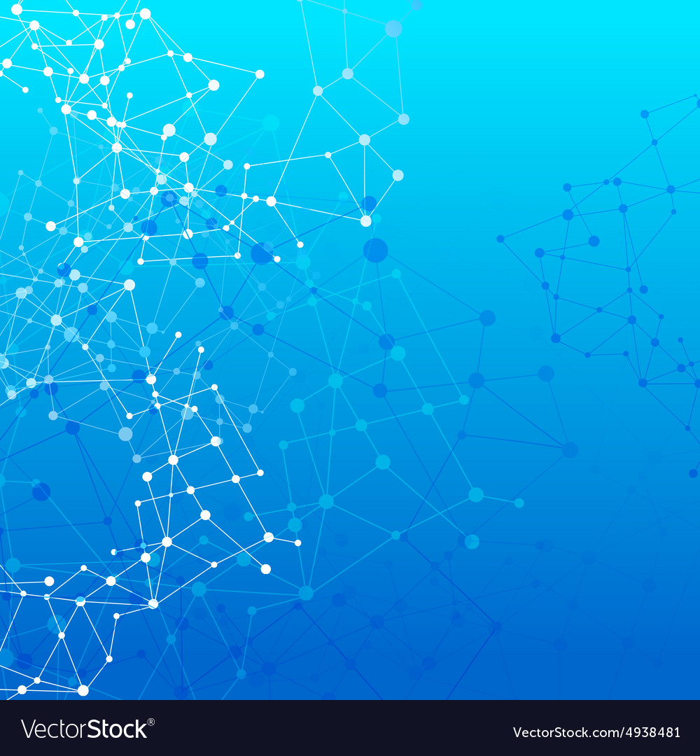 Network Connection Abstract Background