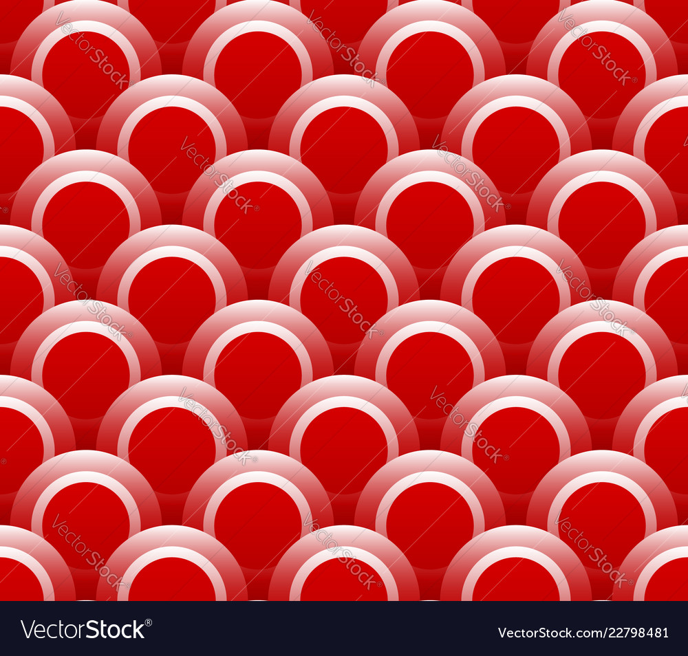 Overlapping circle shapes repeating pattern