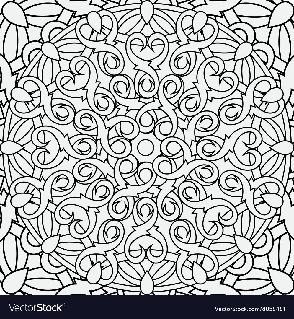 Seamless background with a circular pattern