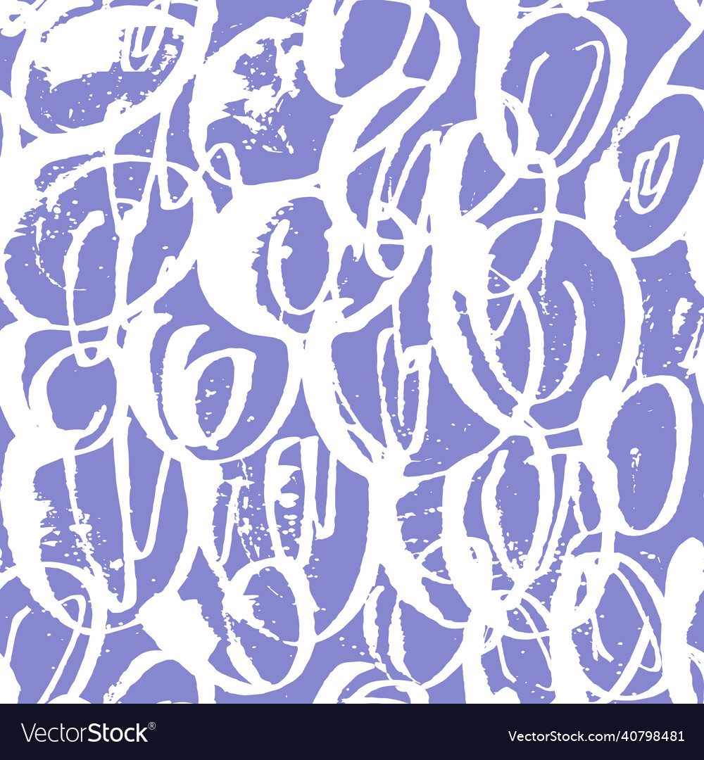 Seamless scribble pattern made of chaotic vector image Seamless scribble pattern made of chaotic