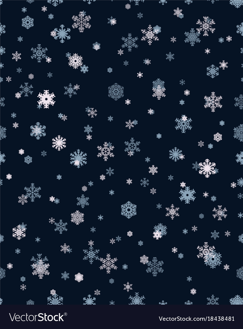 Snowflake Seamless Pattern