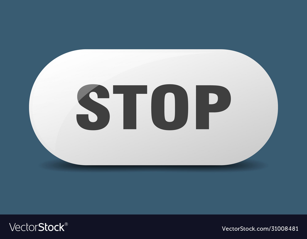 Stop button sign key push
