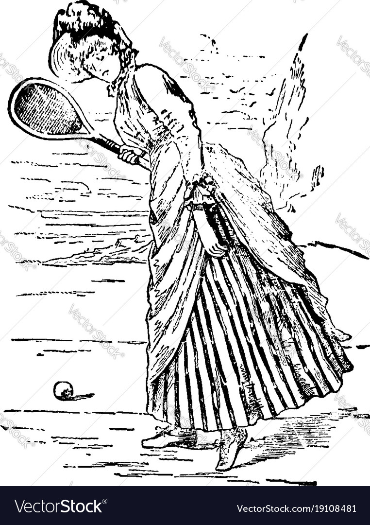 Vintage Tennis Player